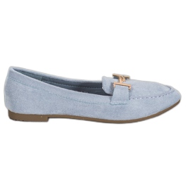 Bestelle Mocasines azules elegantes