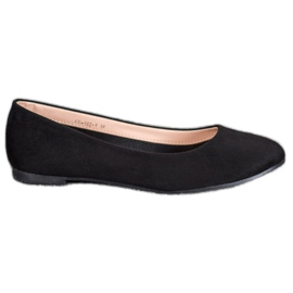 Best Shoes Bailarinas de ante negro