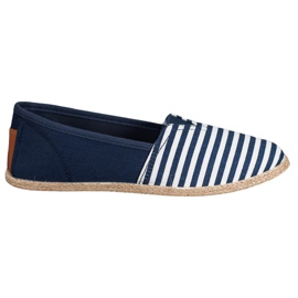 Slipons de rayas MCKEYLOR azul