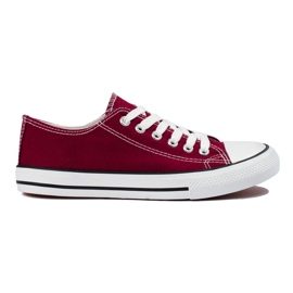 J. Star Zapatillas clásicas burdeos rojo