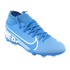 Zapatillas de fútbol Nike Mercurial Superfly 7 Club FG / MG Jr AT8150-414 azul