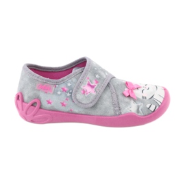 Calzado infantil befado 122X002 rosa gris
