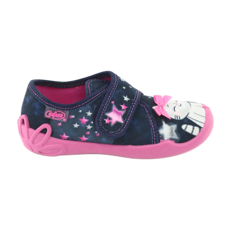 Calzado infantil befado 122X003 azul marino rosado
