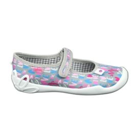 Calzado infantil befado 114Y374 púrpura rosa gris multicolor