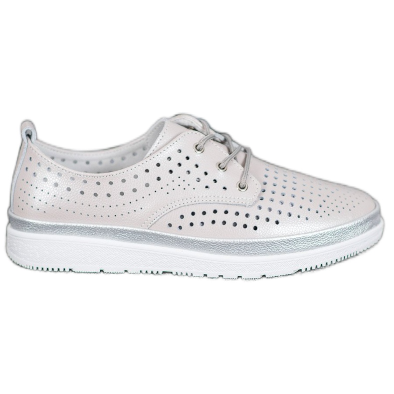 Filippo Botas de piel calada marrón gris Filippo Botas de piel calada marrón gris