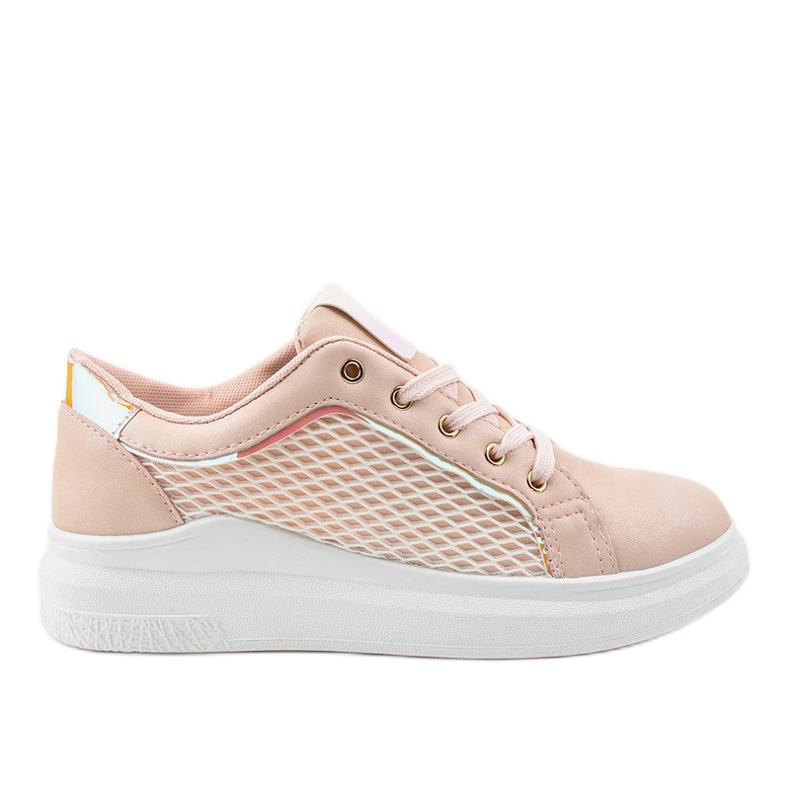 Zapatillas beige TL141-3 zapatillas rosado