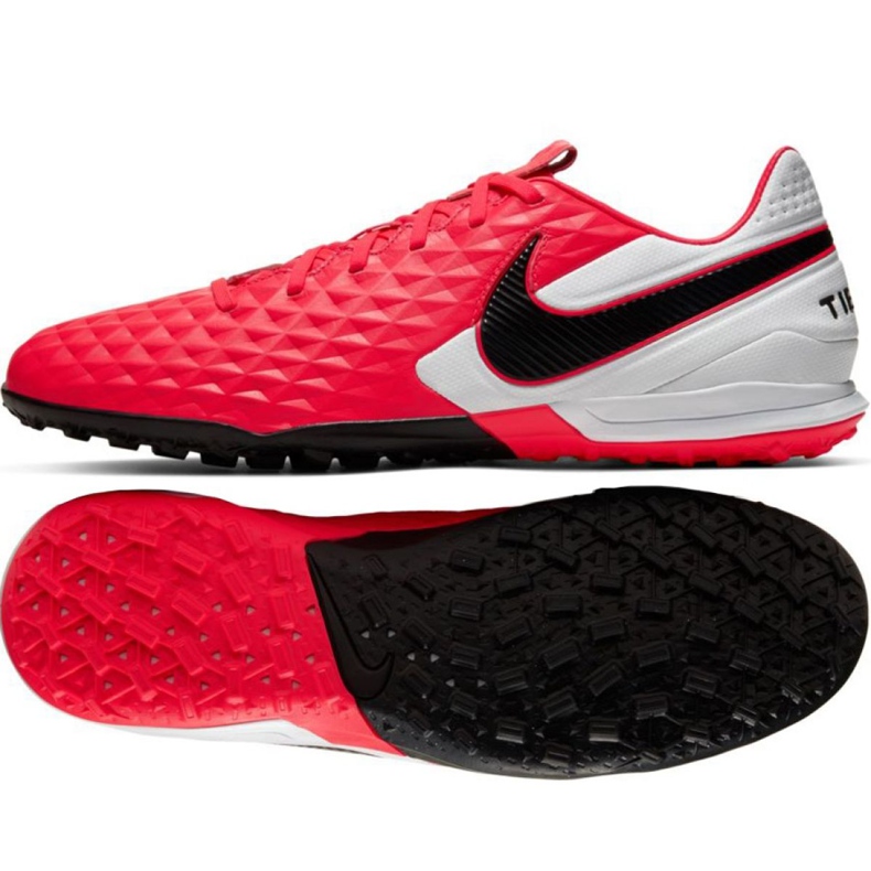 Zapatos de fútbol Nike Tiempo Legend 8 Pro Tf M AT6136-606 multicolor rojo