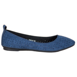 SHELOVET Bailarinas caladas azul
