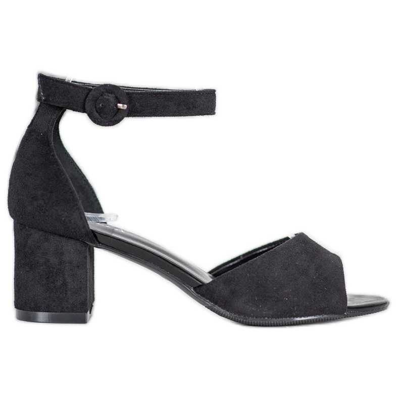 Sandalias Casual De Tacón Alto VINCEZA negro