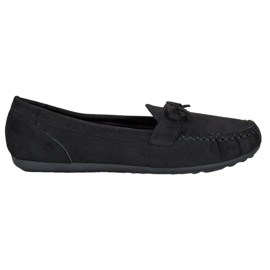 SHELOVET Mocasines casuales con lazo negro amarillo