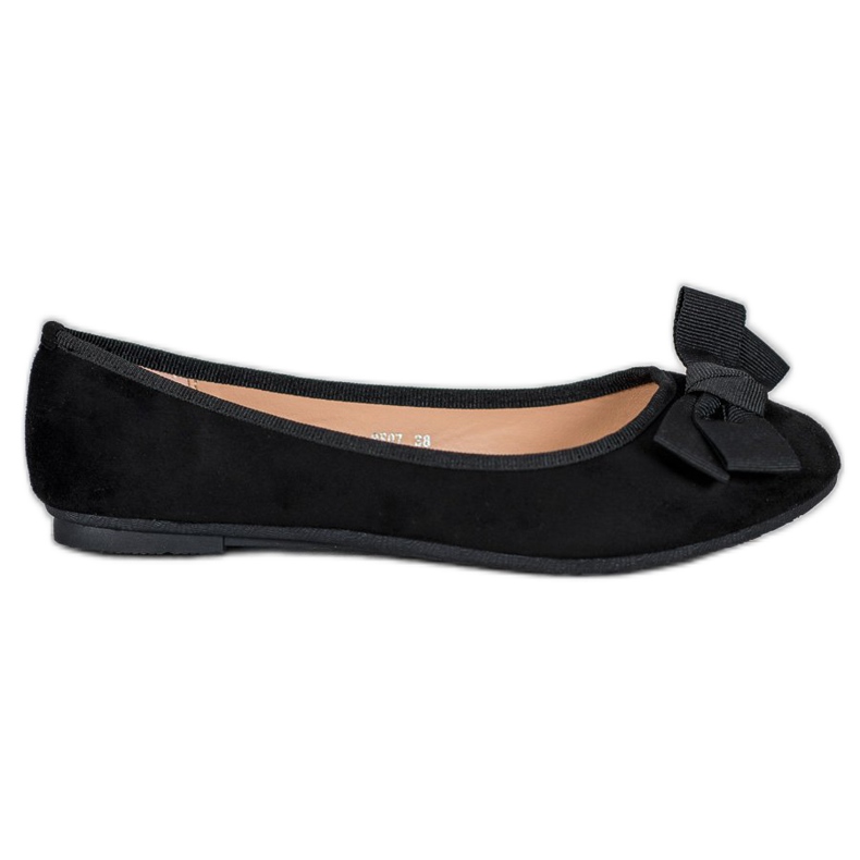 Clowse Bailarinas con estilo con un lazo negro