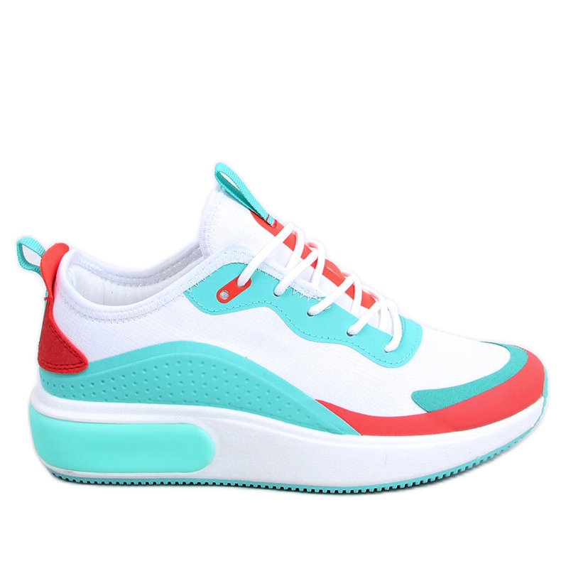 Zapatillas deportivas de mujer blancas YK106 BLANCO / AZUL