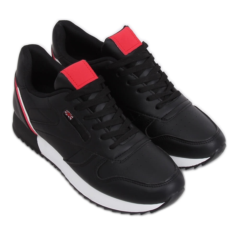 Zapatillas deportivas negras para mujer BK938 Negra negro