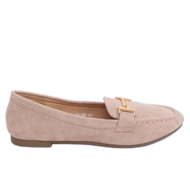Mocasines beige mujer 99-13A Beige marrón amarillo Mocasines beige mujer 99-13A Beige marrón amarillo
