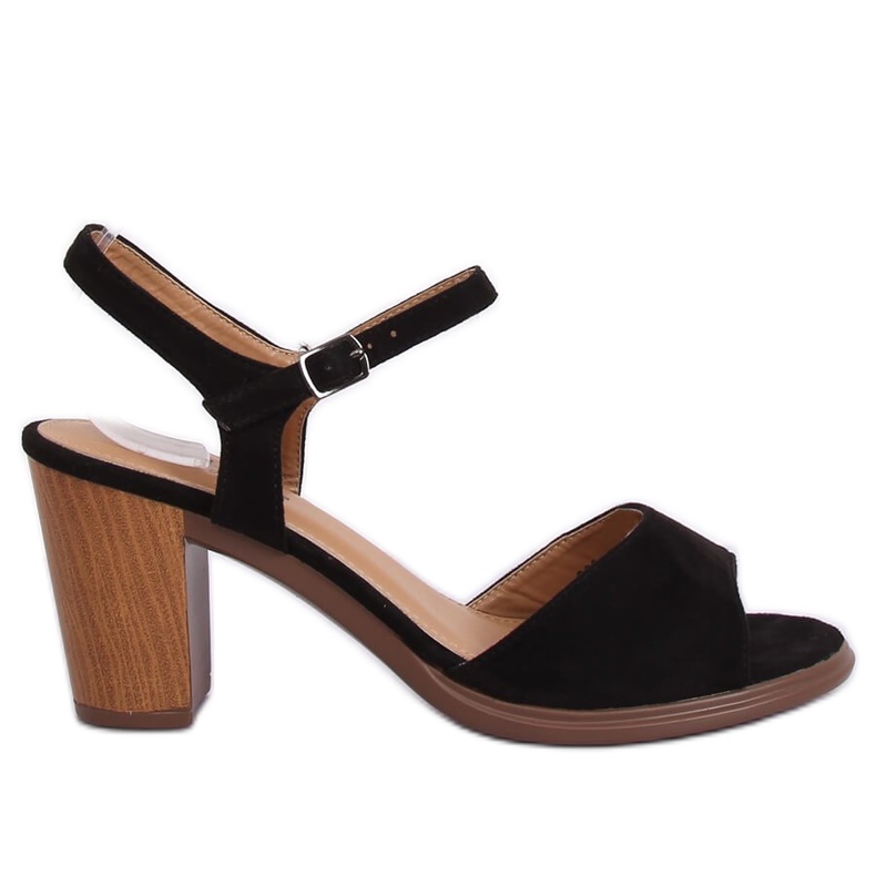 Sandalias de tacón negras 660-6 Black negro Sandalias de tacón negras 660-6 Black negro