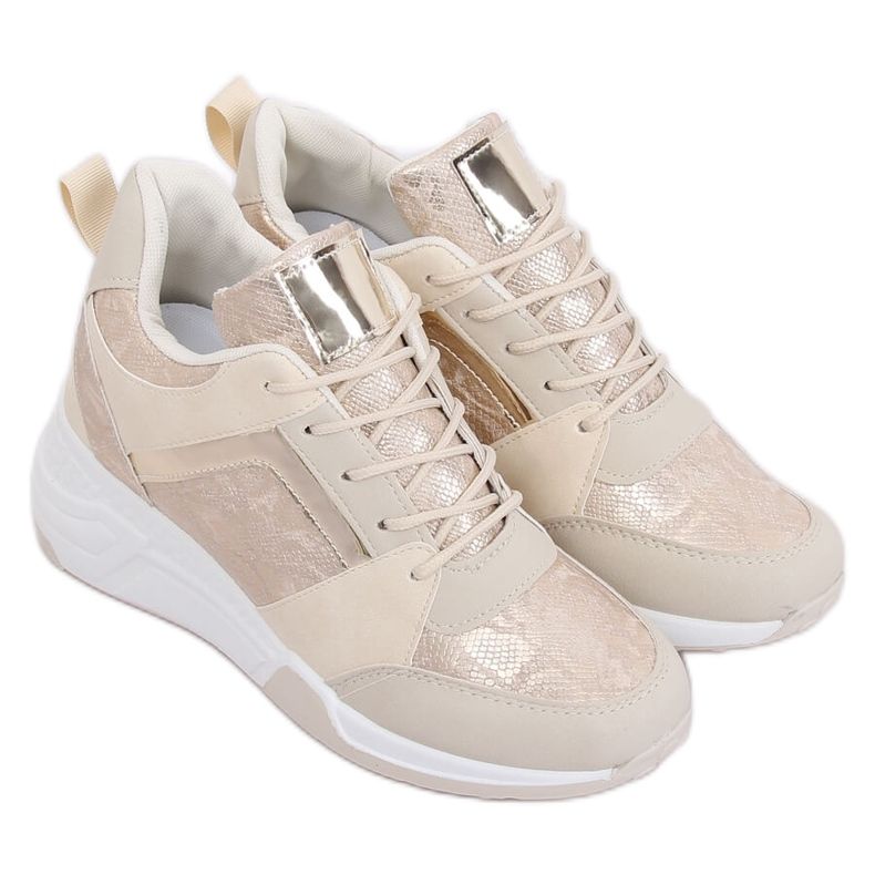 Deportivas cuña beige YL-33 Beige Deportivas cuña beige YL-33 Beige