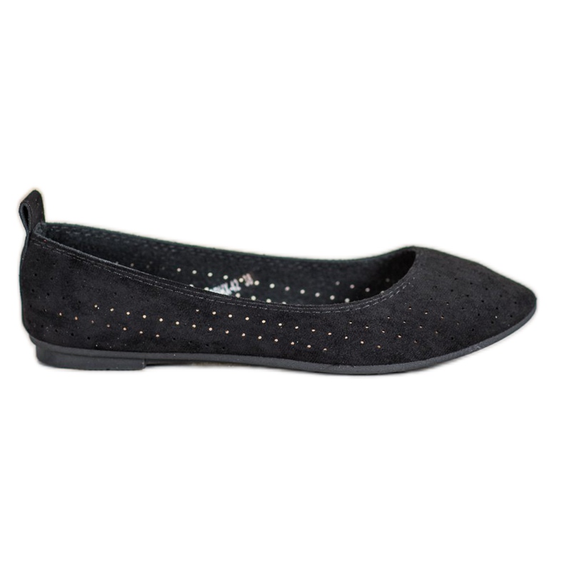 SHELOVET Bailarinas caladas negro