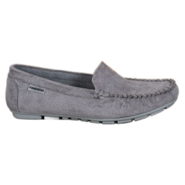 Mocasines VINCEZA clásicos gris