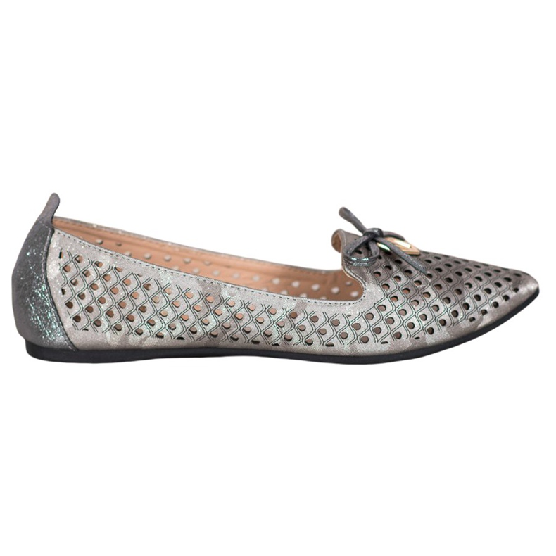 Bailarina Calada En Spitz VINCEZA gris Bailarina Calada En Spitz VINCEZA gris