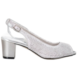 Goodin Tacones altos calados gris
