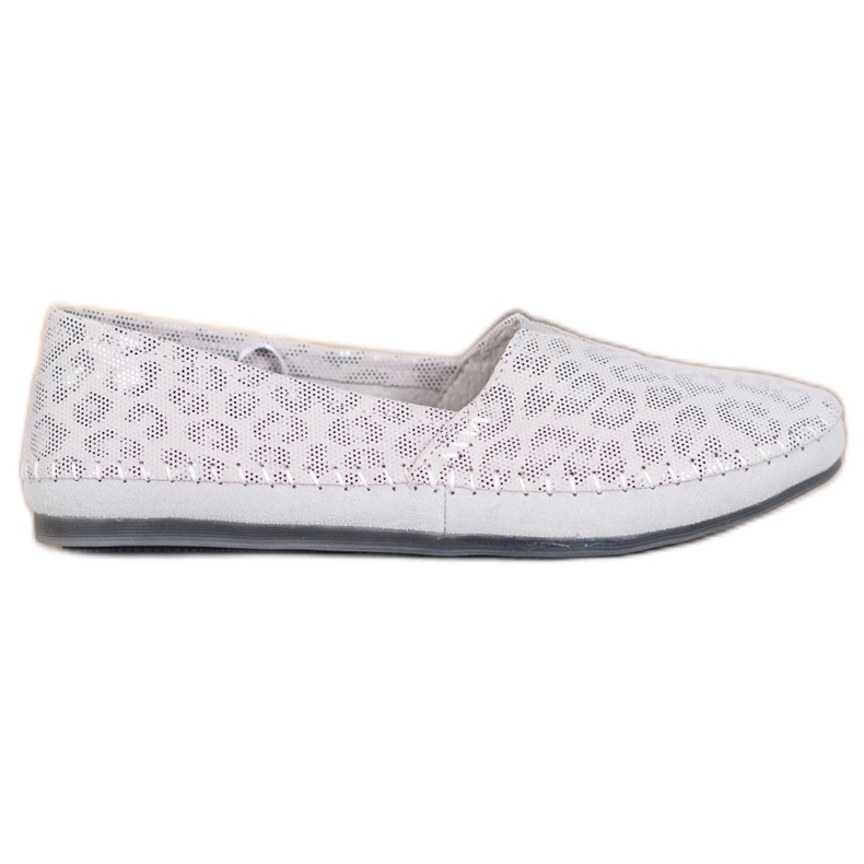 Filippo Slipons estampados gris