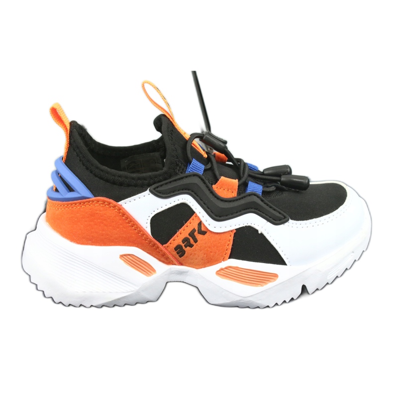 Calzado deportivo Bartek 75219 blanco negro azul naranja