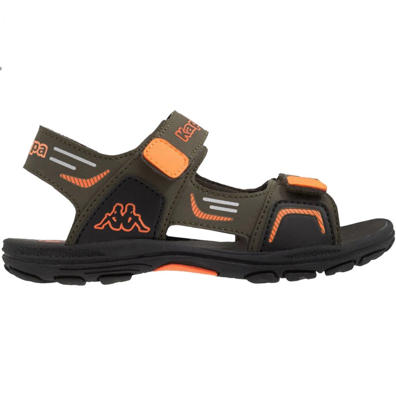 Calzado Kappa Pure K Jr 260594K 3144 naranja verde