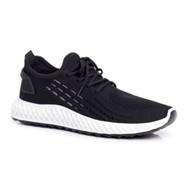 SEA Zapatillas deportivas mujer negras ligeras JH-10 Blk negro