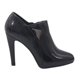 Botas negras de tacón LEI-46 negro