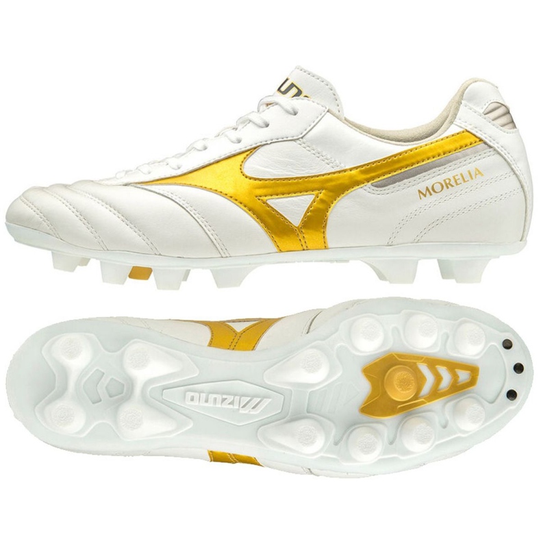 Botas de fútbol Mizuno Morelia Ii Elite M P1GA200350 multicolor blanco Botas de fútbol Mizuno Morelia Ii Elite M P1GA200350 multicolor blanco