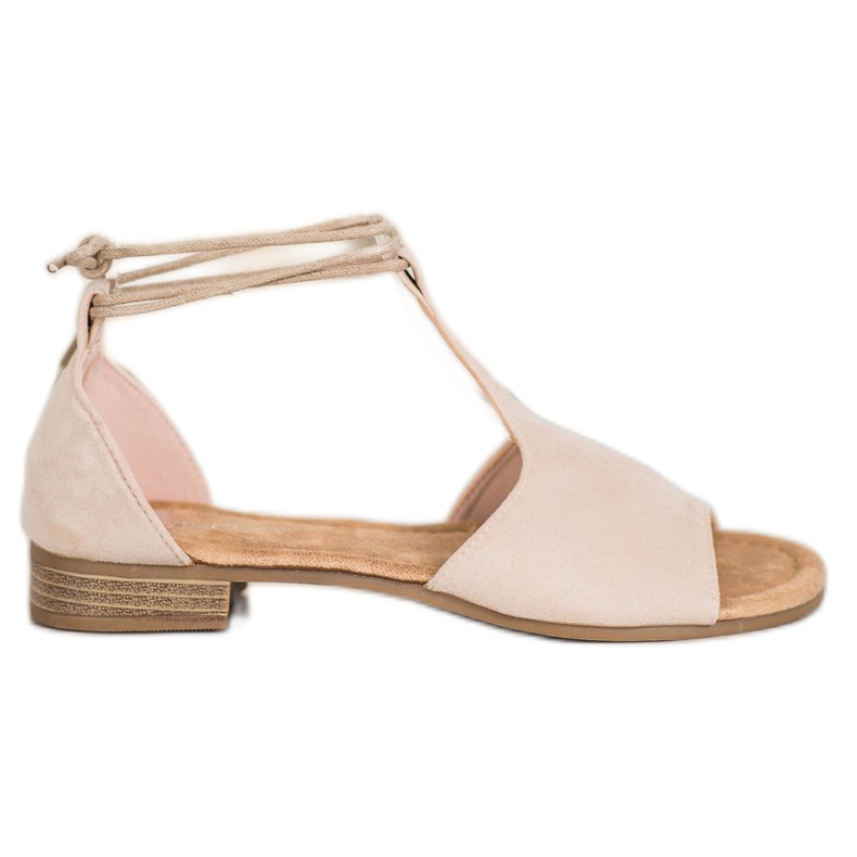 Sandalias VINCEZA anudadas marrón