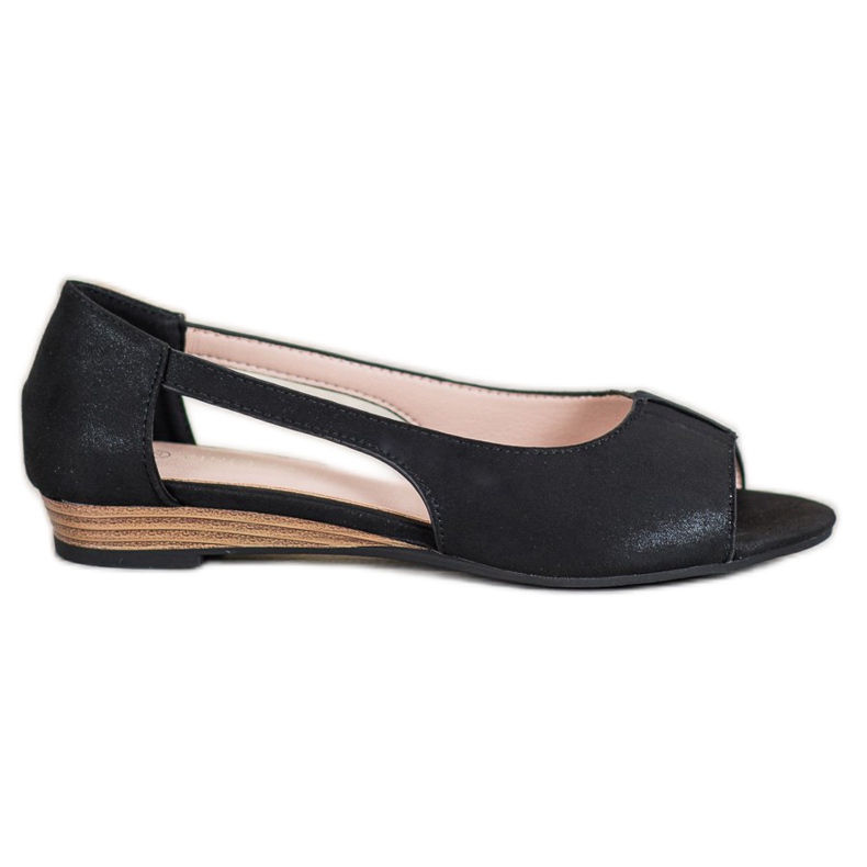 Bailarinas VINCEZA Open Toe negro Bailarinas VINCEZA Open Toe negro