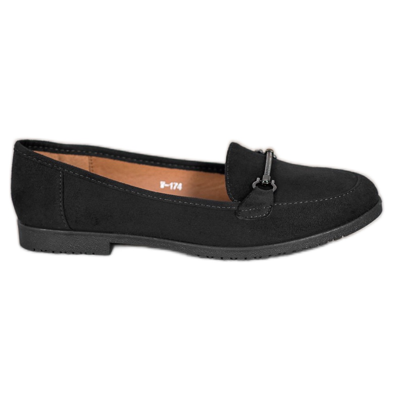 Miss Laura Zapatos de ante negros