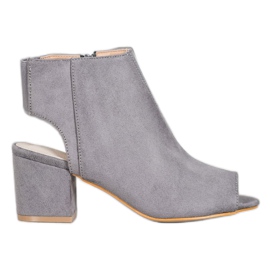 Filippo Botas grises con punta abierta