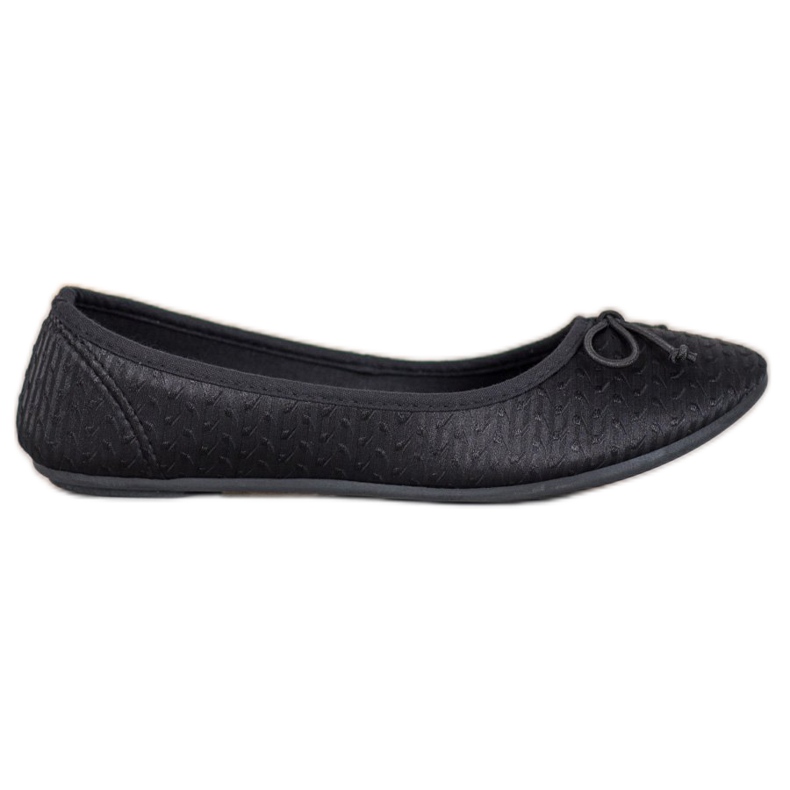 McKey Bailarina casual con lazo negro