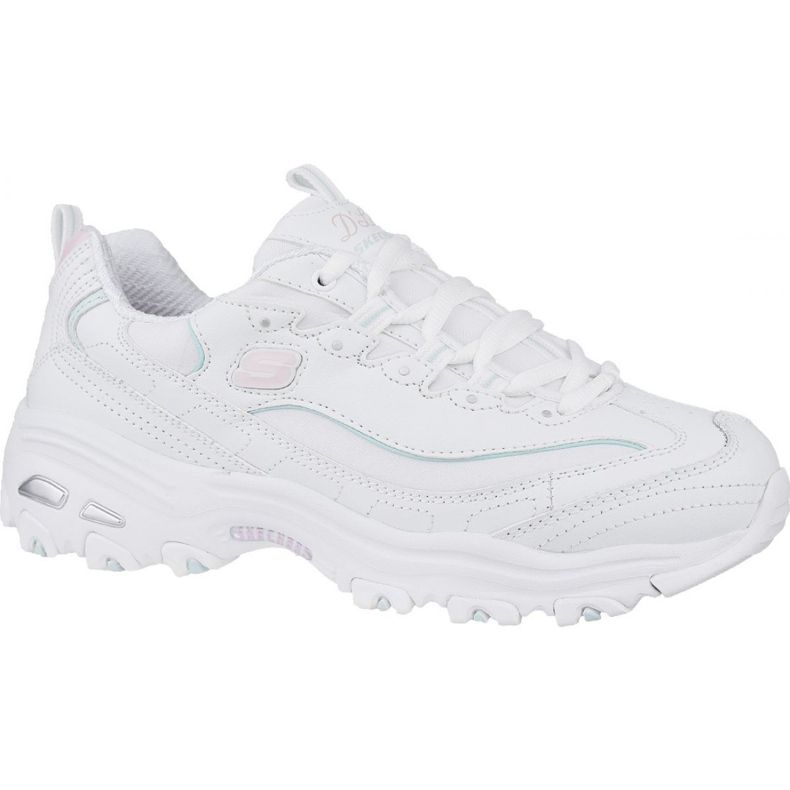 Skechers D'Lites Sparkling Rain W 149060-WLPK blanco Skechers D'Lites Sparkling Rain W 149060-WLPK blanco