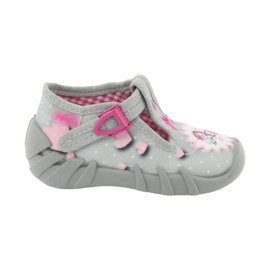 Calzado infantil befado 110P359 rosado gris