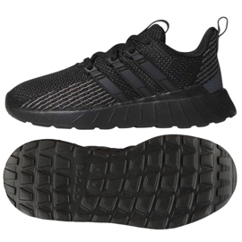 Zapatillas Adidas Qusetar Flow Jr G26774 negro