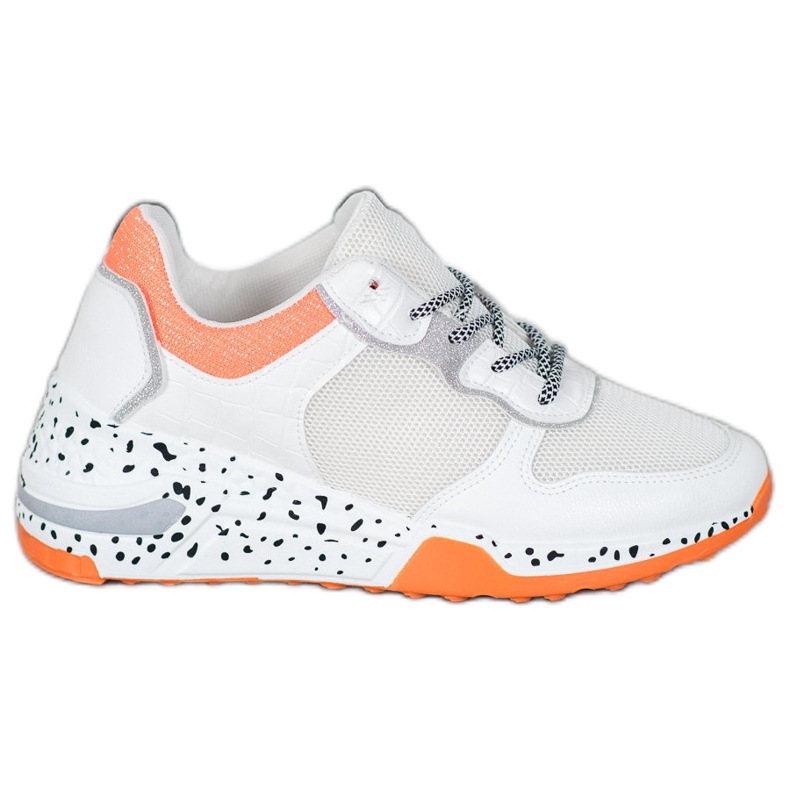 SHELOVET Zapatillas con malla blanco SHELOVET Zapatillas con malla blanco