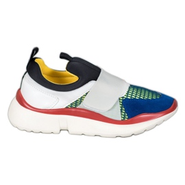 Sweet Shoes Zapatos deportivos ligeros con velcro multicolor