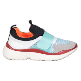 Sweet Shoes Zapatos deportivos ligeros con velcro multicolor