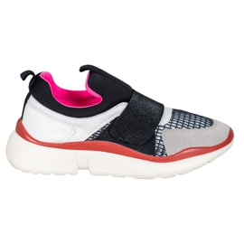 Sweet Shoes Zapatos deportivos ligeros con velcro multicolor