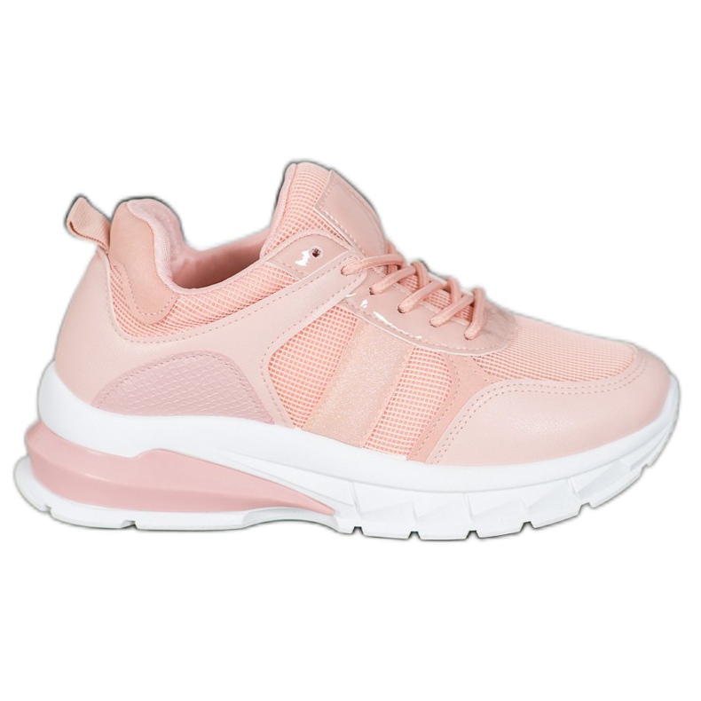 SHELOVET Zapatillas con estilo con malla rosado SHELOVET Zapatillas con estilo con malla rosado