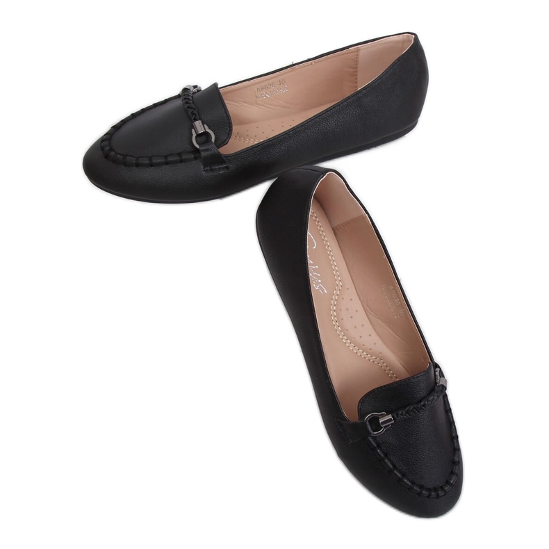 Mocasines negros de mujer A8636 Negro