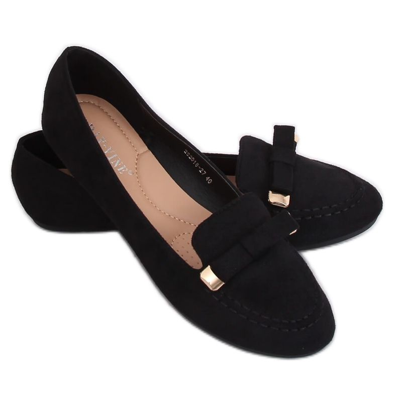Mocasines negros de mujer 2S2018-27 Negro Mocasines negros de mujer 2S2018-27 Negro