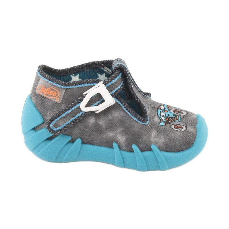 Calzado infantil befado 110P314 azul gris