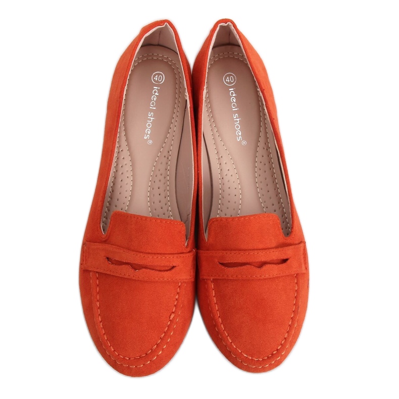 Mocasines de mujer naranja 3900 naranja