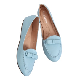 Mocasines de mujer azul A8637 Azul