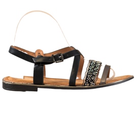 Small Swan Sandalias negras con estilo negro Small Swan Sandalias negras con estilo negro