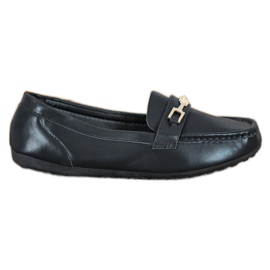 Fama Mocasines negros elegantes